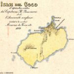 Isla de Coco - Mapa de 1889
